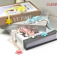 CLEOES 3D Printed Dragon, Simulated Eye Sakura Dragon 3D Printed Diceratops Dragon, Finger Toy Laser