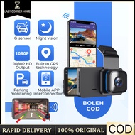 T603 Dashcam Full HD 1080P 3" Dual Camera WiFi App Control DVR Car Recorder Front Rear