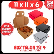 Egg Box contains 4 11x11x6 LD / Egg Box contains 4 11x11x6 LD / Egg Box Contains 4 11x11x6 LD Box Tr