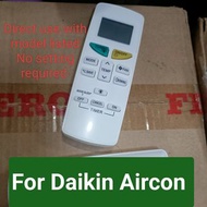 Universal Remote compatible to all Daikin Aircon代用遙控 大金通用款