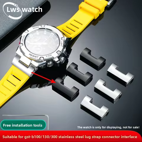 For Casio g-shock Casio gst-b100 gst-b210 GST-w300 gst-s100 s110 W300/400G stainless steel watchband