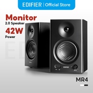 Edifier MR4 MR3 ลำโพงมอนิเตอร์ 2.0 พร้อม RMS 42W เพิ่มประสิทธิภาพด้วยเครื่องขยายเสียงคลาส D TRS, RCA