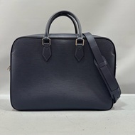 LV M54405 藍色水波紋EPI手提斜背公事包