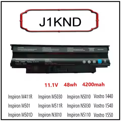 J1KND Li-ion Laptop Battery for Dell Inspiron N4010 N3010D N3110 M411R M5010 M501D M501R M5030 M511R
