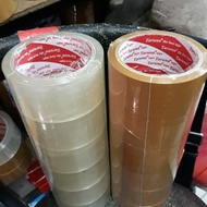 ZUNEASHOP - DUCT TAPE CLEAR BROWN ISOLATION TAPE 50 YARDS STRONG STICK TAPE