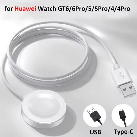 for Huawei Watch GT6/6Pro/5/5Pro/4/4Pro Portable Charging Bracket Magnetic Watch Charger USB TypeC f