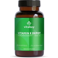 E 600 DEPOT DAlpha Tocopherol 300 IU sehari Softgels
