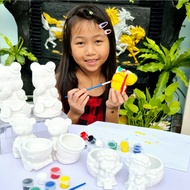 The Best Station Coloring Set Plaster Doll Big Bear Pattern (Big + Color)