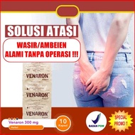 Obat gejala wasir ambeien dan mencegah varises ampuh venaron strip 10 kapsul herbal BPOM