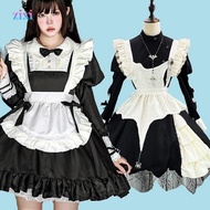 Halloween Gothic Lolita Puff Sleevemaid Dress