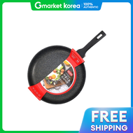 [LOTTE eLife |กระทะทอดเคลือบหินอ่อน นาโนซิลเวอร์ 26 ซม.