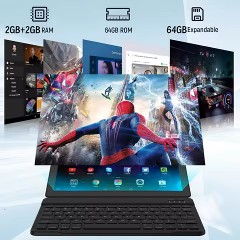 Big Sales 10.1 INCH Type-C E10 Android 13 Tablet PC 2GB+2GB RAM 64GB ROM Allwinner A133 CPU Quad-Cor