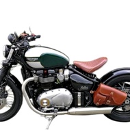 Triumph 馬鞍包 (Vintage Brown) 真皮 適用於 Speed Master, Bobber 機車
