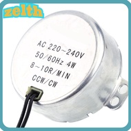 ZELTH Synchronous Geared Motor, CW/CCW Rotation 8-10RPM Speed Turntable Synchronous Motor, 50/60Hz F