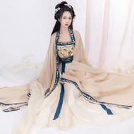 Tang Hanfu เสื้อเชิ้ตผู้หญิงแขนใหญ่ปักลายดั้งเดิมเครื่องแต่งกายโบราณ