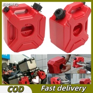 SHGMYD 3L รถจักรยานยนต์แบบพกพา Jerry CAN ถังแก๊สพลาสติกรถยนต์เชื้อเพลิงเบนซิน ATV gokart