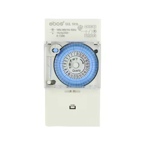 2025 OBOS timer switch SUL181H mechanical timer switch 100-24V 24 hours time switch with 48 times on