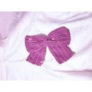 Crochet Big Bow Hairclip ️