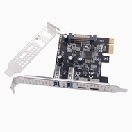 GO Auto-Type C USB 3.2 Gen1 5Gbps PCIE Card Adapter PCI Express Board 2xUSB A Port+2xType-C Port/USB