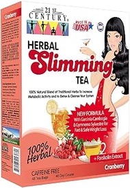 21St Century 100% Herbal Slimming Tea Cranberry Tea Bag 2G X 24S