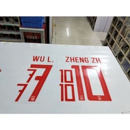 <HQL>Jersey add custom name and number, star number - need to be selected