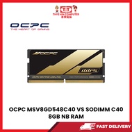 OCPC MSV8GD548C40 VS SODIMM DDR5 4800 C40  8GB NB RAM