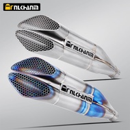51mm/60mm Universal Motorcycle exhaust system modified NH Gemini full titanium alloy escape muffler 
