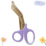 HILDAR Nurse Scissors, 18cm Titanium plating Trauma Shears, Stainless Steel Bandage Scissors