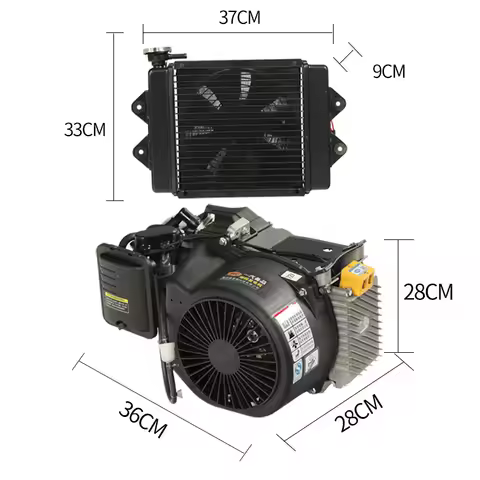 4KW 5KW 6KW Electric Vehicle Range Extender Low Noise Generator For Four Wheeler Portable Generator 