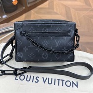 99%NEW USED LV MINI SOFT TRUNK 黑色軟盒子塗層帆布 M44735 FL4280 #黑武士