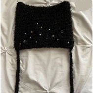 HANDMADE STAR BEANIE/STAR CAT BEANIE/CAT BEANIE KOREAN BEANIE/ STRAWBERRY HAT CUTE HAT/CUTE BEANIE H