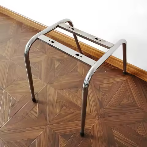 Stainless Steel Chair Frame Commercial Cafeteria Furniture Legs Anti-Slip Stool Support Base Thicken
