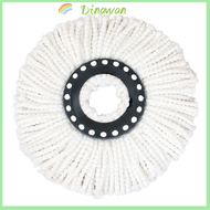 Dinawan Rotating Round 16mm Mopping Head Microfiber Rag Mop Cloth Replacement Clean Tool