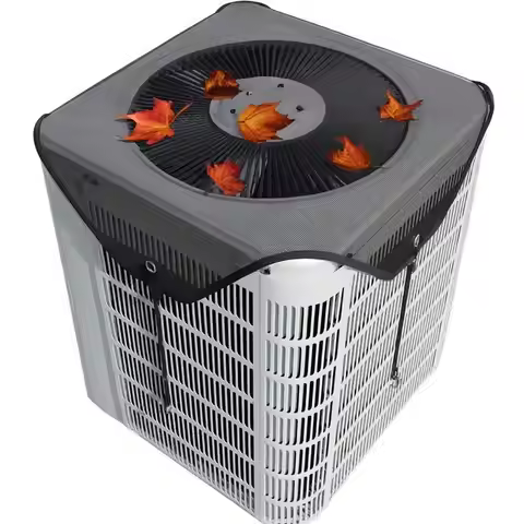 Waterproof Outdoor Air Conditioner Cover 26x26 Inch Heavy Duty AC Unit Protector Windproof Mesh Univ