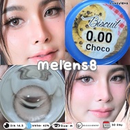 ** มีค่าสายตา** คอนแทคเลนส์  Biscuit (Luxzylens) เลนส์ตาหวาน เลนส์นิ่มใส่สบาย กรองแสง DIA 14.5 คอนแท