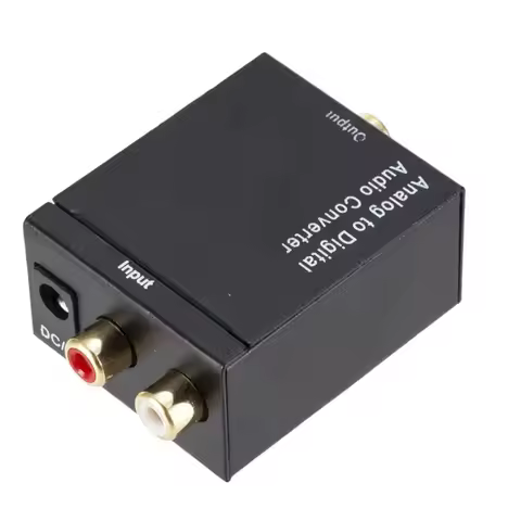 Analog to Digital Converter ADC Audio Analog to Digital (Optical/Coaxial) Converter Optical Coaxial