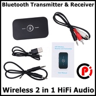 Wireless 2 in 1 Audio Bluetooth Transmitter Dan Receiver Jack 3.5mm