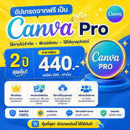 Upgrade จากฟรี เป็น Canva Pro [ คนไทยขาย ] 2 ปี ฟีเจอร์ครบ ใช้งานไม่จำกัด ใช้ได้ทุกอุปกรณ์ ลิขสิทธิ์