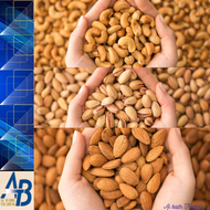 MIX NUTS!! MIDDLE EAST MIX NUTS 3 IN 1 / CASHEW / PISTACHIO / ALMOND/ (5KG - 1KG)