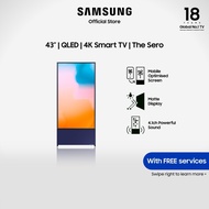 Samsung 43" The Sero 4K QLED 4K Smart TV (2022) 3 Ticks