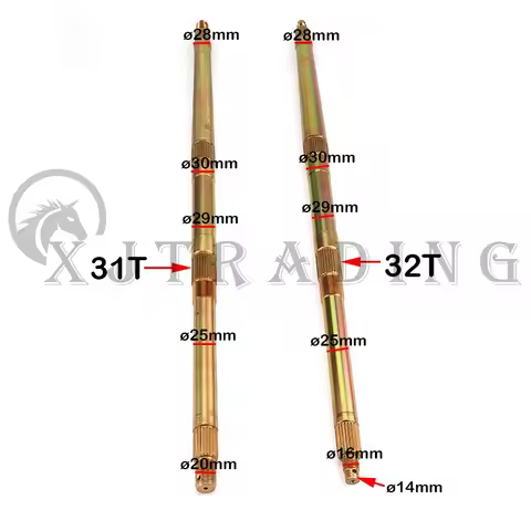 800mm/810mm Rear Axle Fit For DIY Chinese 150cc 200cc 250cc ATV UTV Buggy Quad Bike Electric 4 Wheel