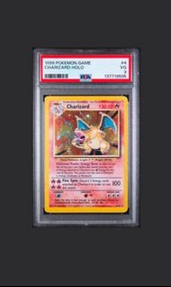 1999 Pokemon Charizard Holo Base Set WOTC 寶可夢 噴火龍