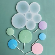 Silicone Lollipop Mold and Sticks Round Heart Flower Star Shape Hard Candy Epoxy Resin Cake Decorating Tool Baking Accessories