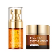 ELLEN ELLA Glowing Set 5pcs Dark Spot Paket Wajah Atasi Bintik Flek Hitam Serum Vitamin C & Cream Se