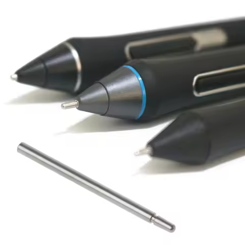 Titanium-Alloy Pen Refills Drawing Graphic Tablet Pen Nibs Stylus for Wacom BAMBOO Pen CTL672 CTL472