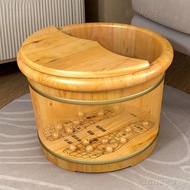 Foot Spa Wooden Bucket / Lignum Cedrium / Wood Foot Spa Basin Wooden Bucket Foot Bath Massage Health