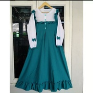 Gamis termurah noni dress fashion wanita terbaru