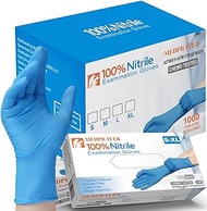 MEDPRAYER Nitrile Exam Gloves, 4 Mil Nitrile Disposable Gloves, Latex Free &amp; Powder Free Nitrile Gloves, Food Safe Gloves