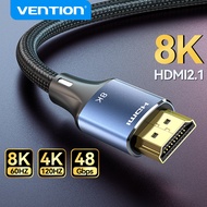Vention HDMI 2.1 Cable HDMI Male to Male 8K 60Hz 4K 120Hz 3D eARC Dolby Vision 48Gbps Ultra High-Spe