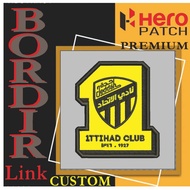 HP-492 AL ITTIHAD CLUB JEDDAH LOGO EMBROIDERED PATCH